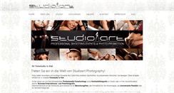 Desktop Screenshot of fotografie-studioart.de